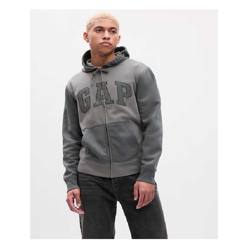 Зіп Худі Gap Сіра Logo Zip Hoodie Оригінал (Розміри та кольори)