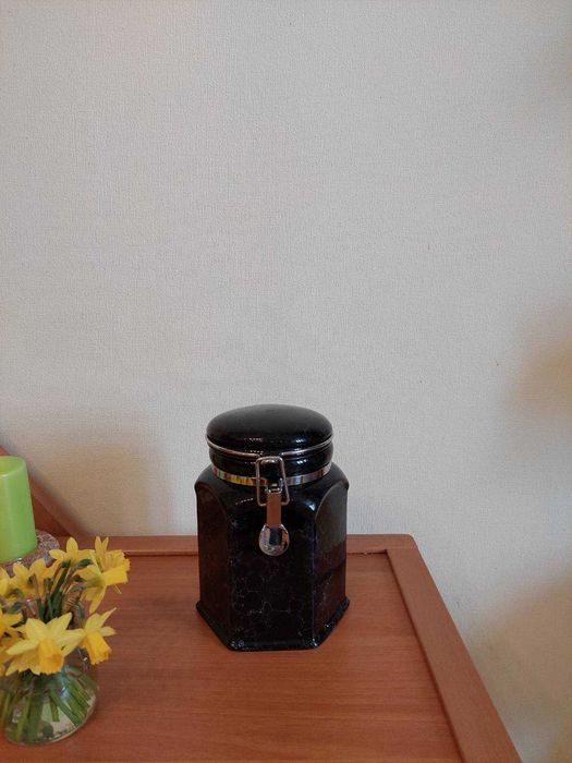 ЕМКОСТЬ КЕРАМИЧЕСКАЯ для хранения сыпучих продуктов /винтаж/