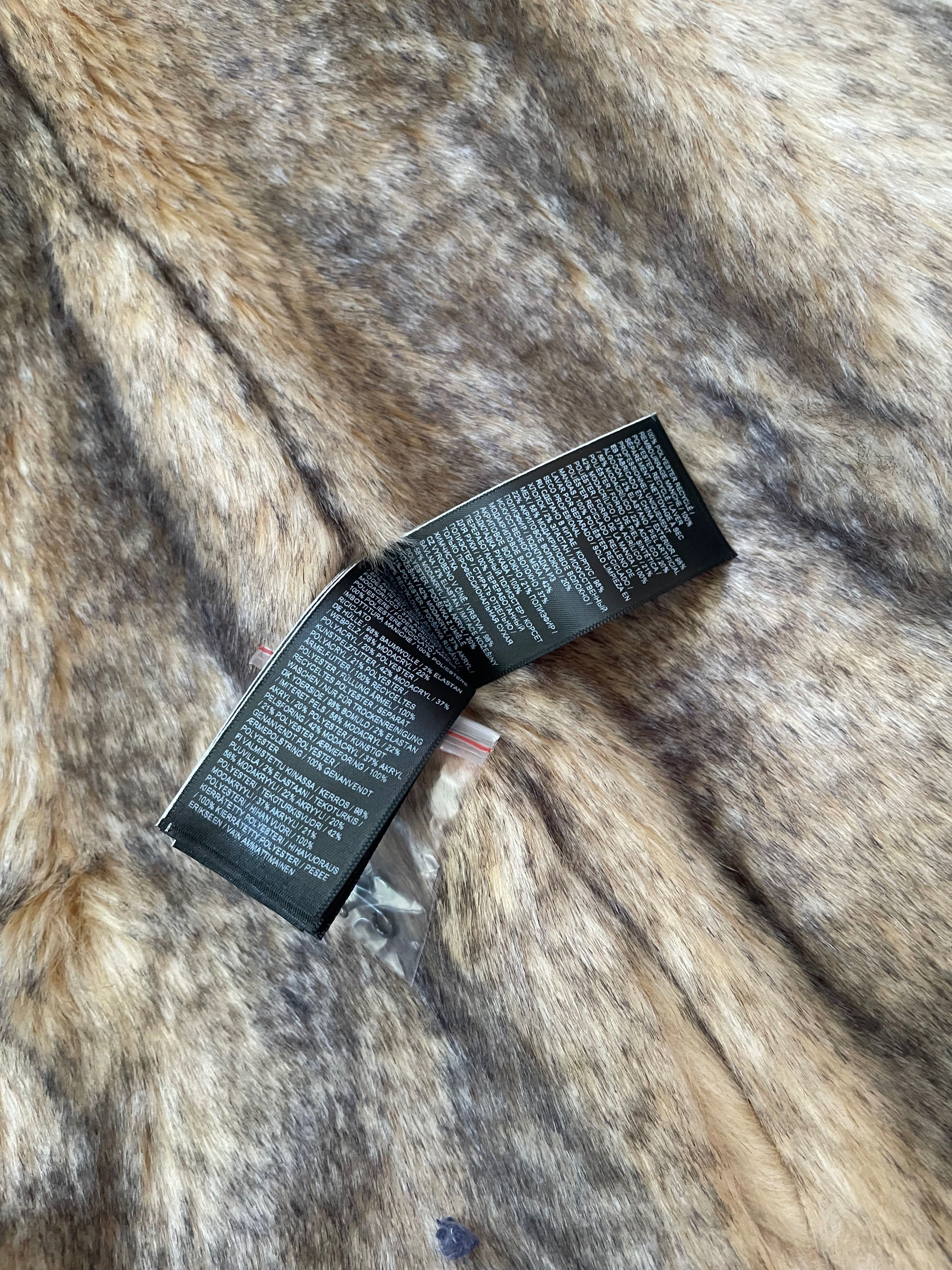 Superdry Afghan Coat futerko kurtka płaszcz z futrem retro hippie boho
