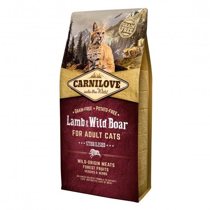 Carnilove Cat Lamb & Wild Boar Sterilised 6 кг