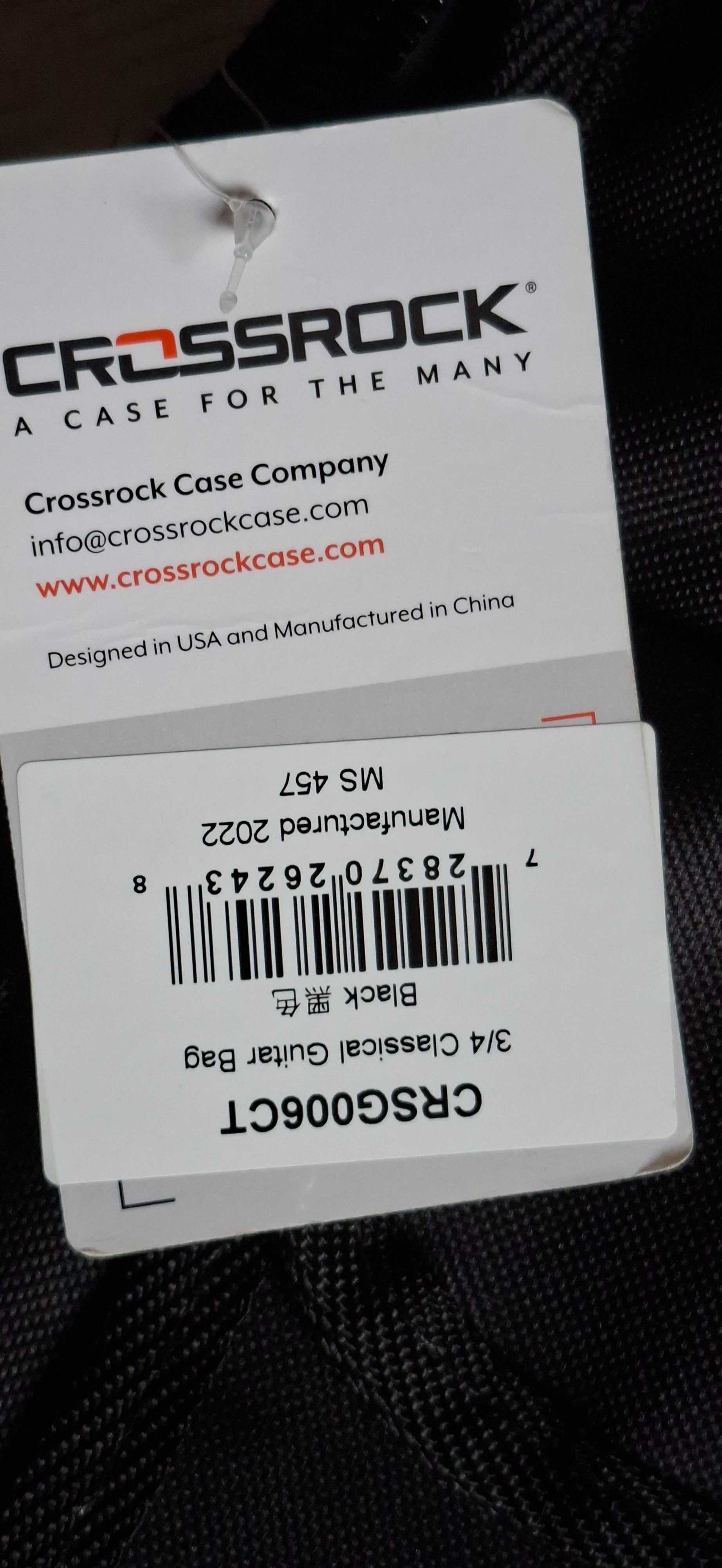 GIG BAG CROSSROCK - Saco p/ Guitarra Acústica 3/4