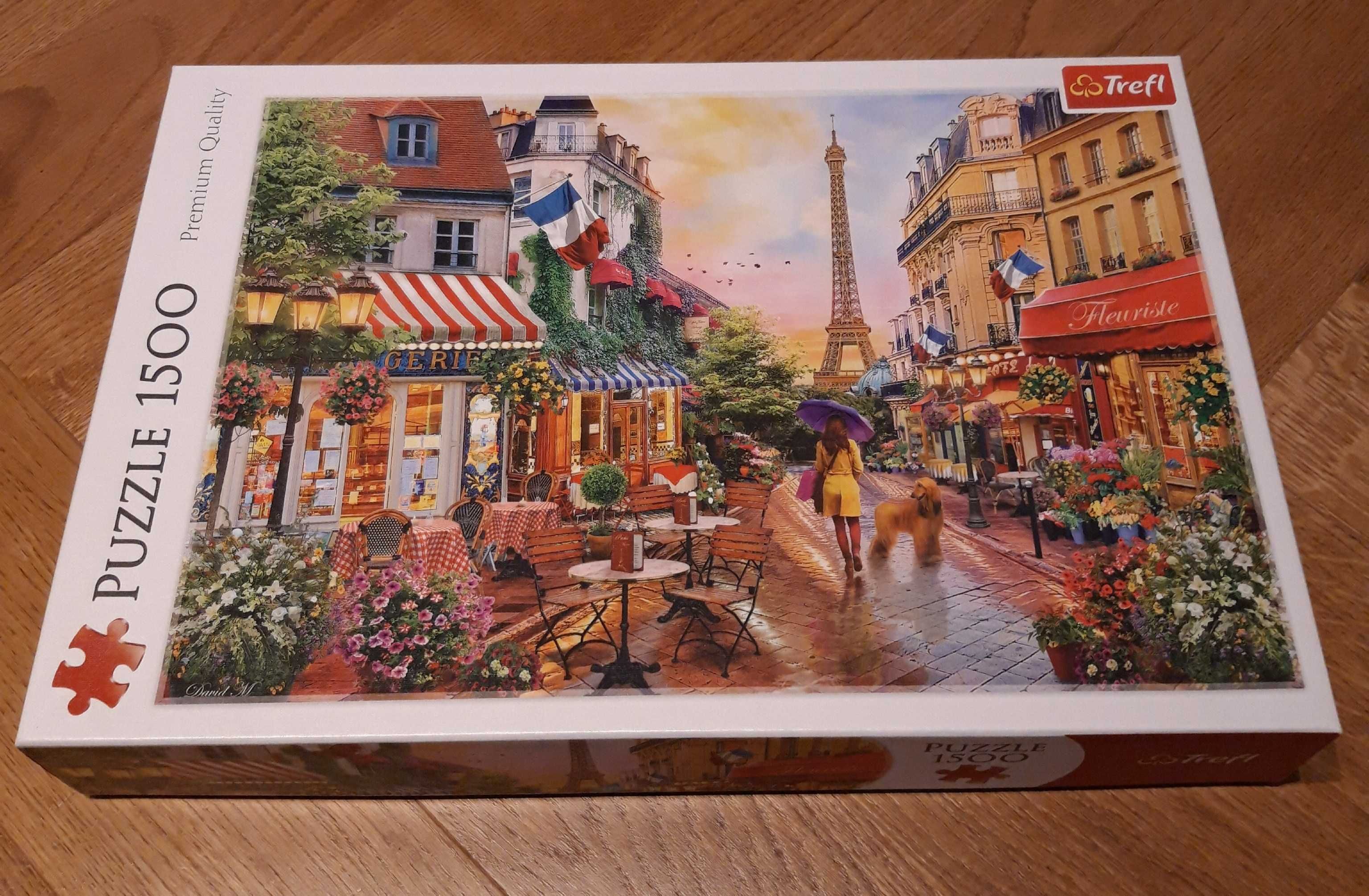 Puzzle 1500 pieces - Urok Paryża Premium Quality