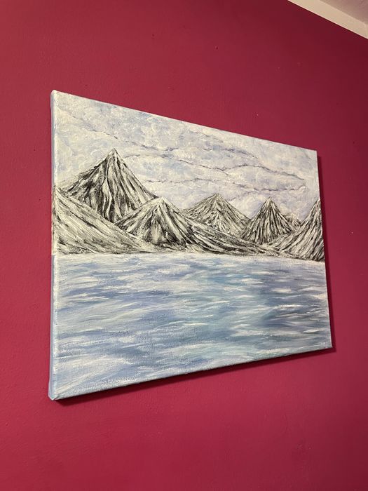 Obraz akrylowy ręcznie malowany