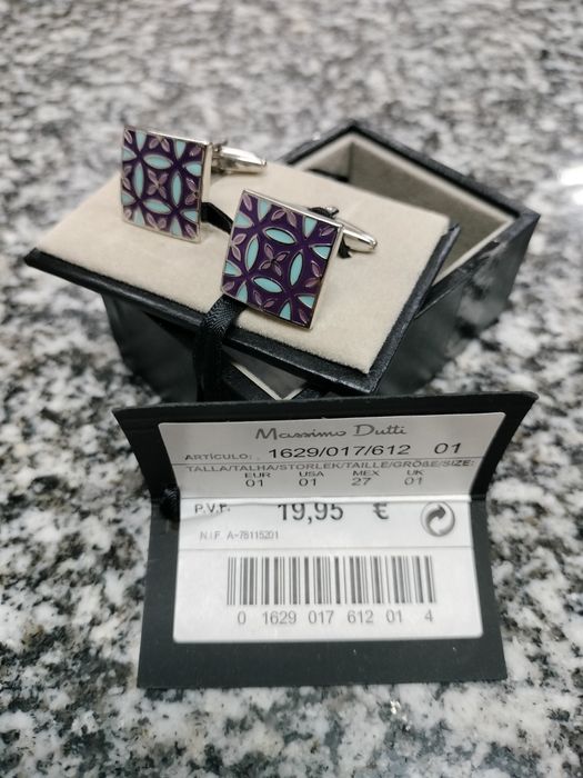 Botões de Punho Massimo Dutti Novos