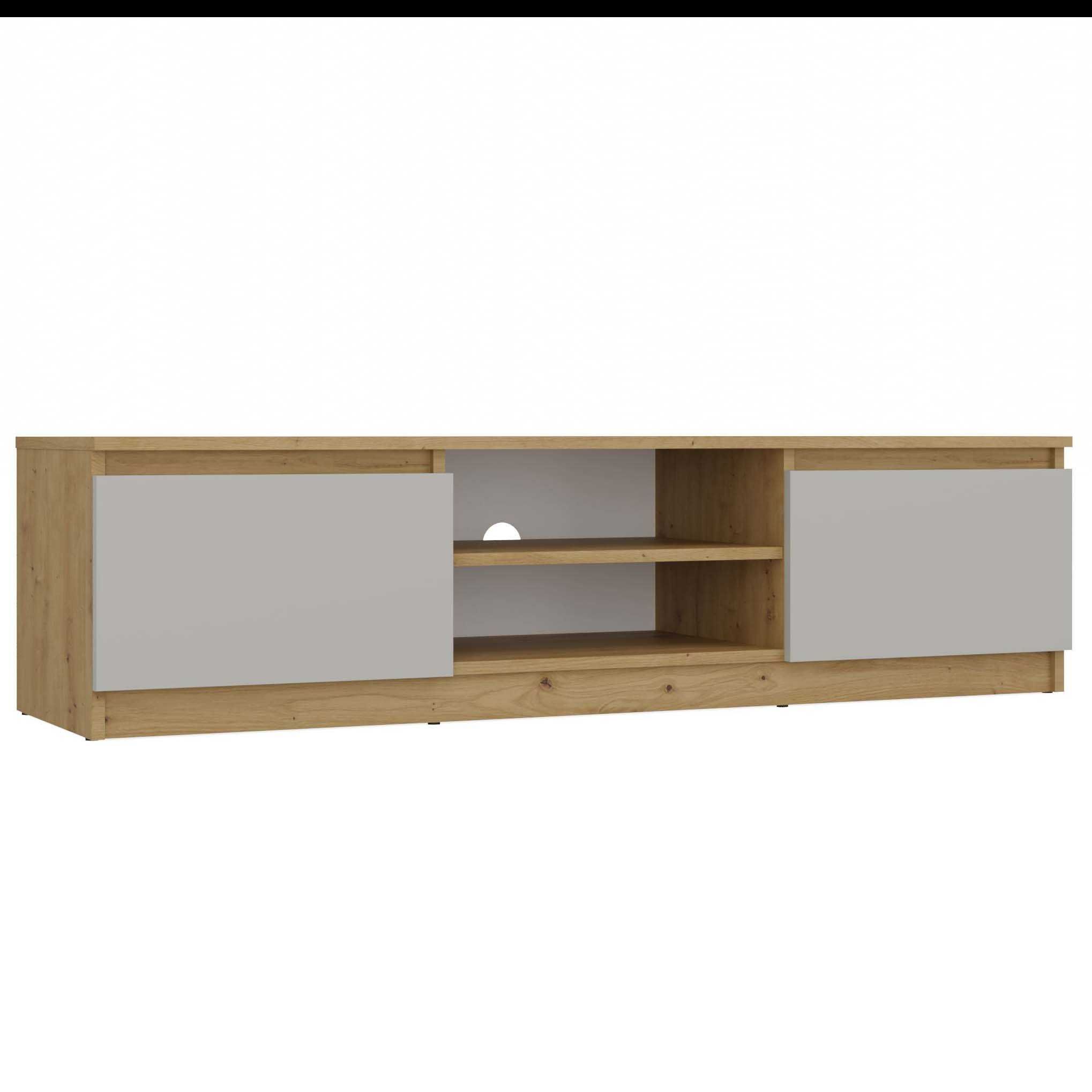 Stolik Szafka RTV 140 Cm Pod Telewizor TV Salon DĄB ARTISAN/ KASZMIR