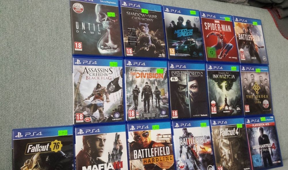 Gry Playstation 4 pl / inne gry.. też droższe mam/Bochnia