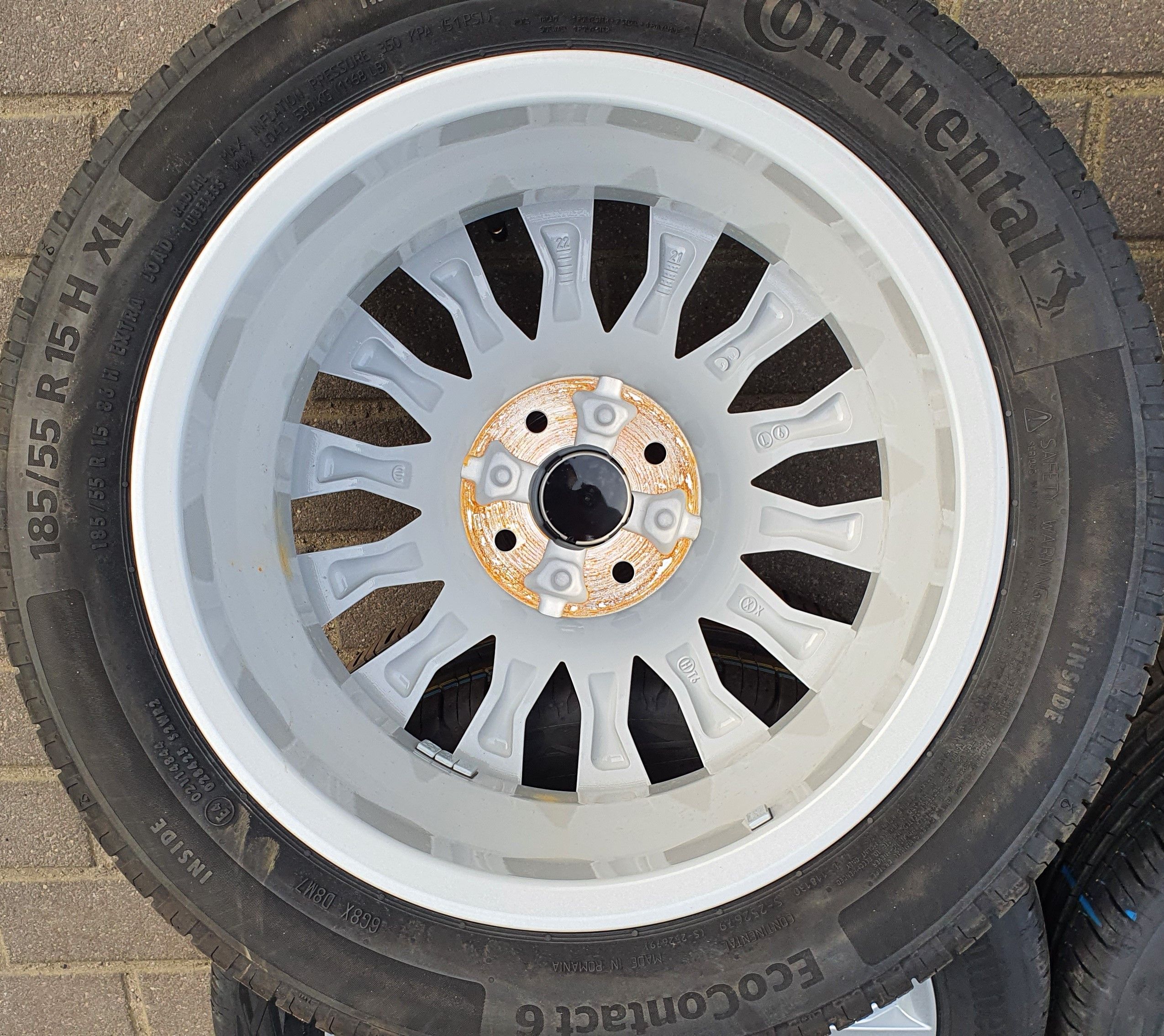 4x Felgi oryginalne FIAT 500 OE 6x 15 4x98 ET35 58,1 srebrne NOWE