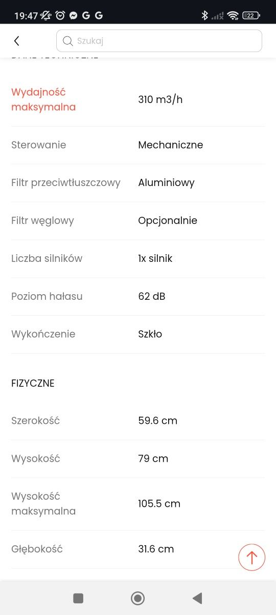 nowy okap viccio neo5 okap kominowy