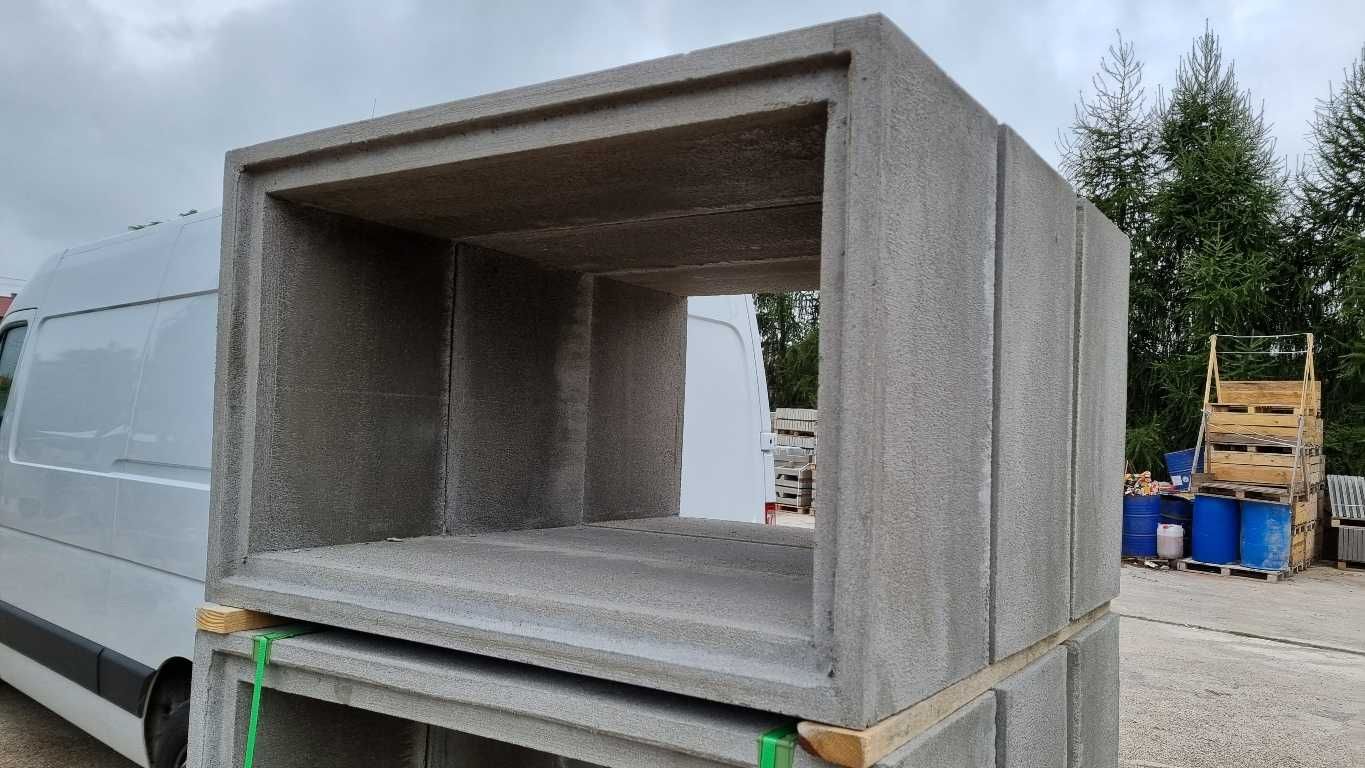 Betonowa rama, donica bez dna na warzywniak, kwietnik lub kompostownik