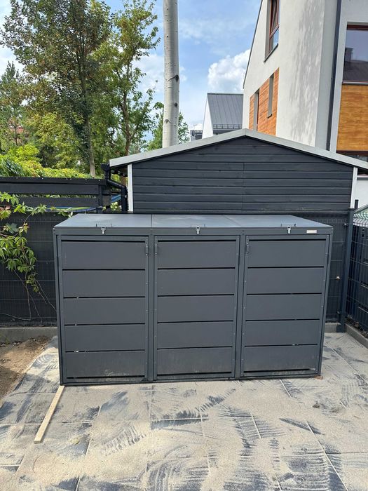 Zabudowa koszy na śmieci 3 x 120L
