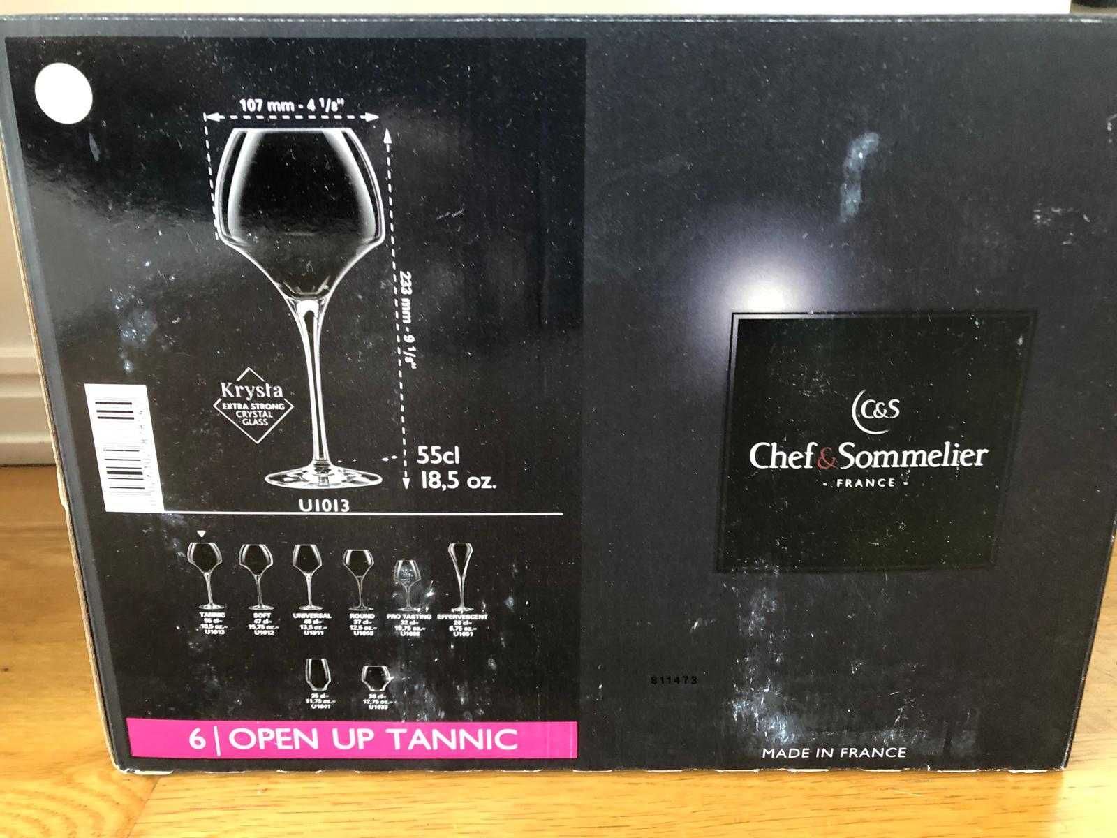 Copos Chef & Sommelier Open Up Transparente Vidro 6 Unidades (550 Ml)