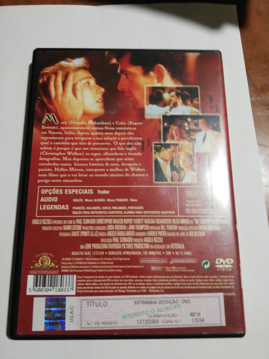 DVD Filme Estranha Sedução