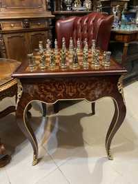 Антикварный шахматный стол старинные шахматы шахи