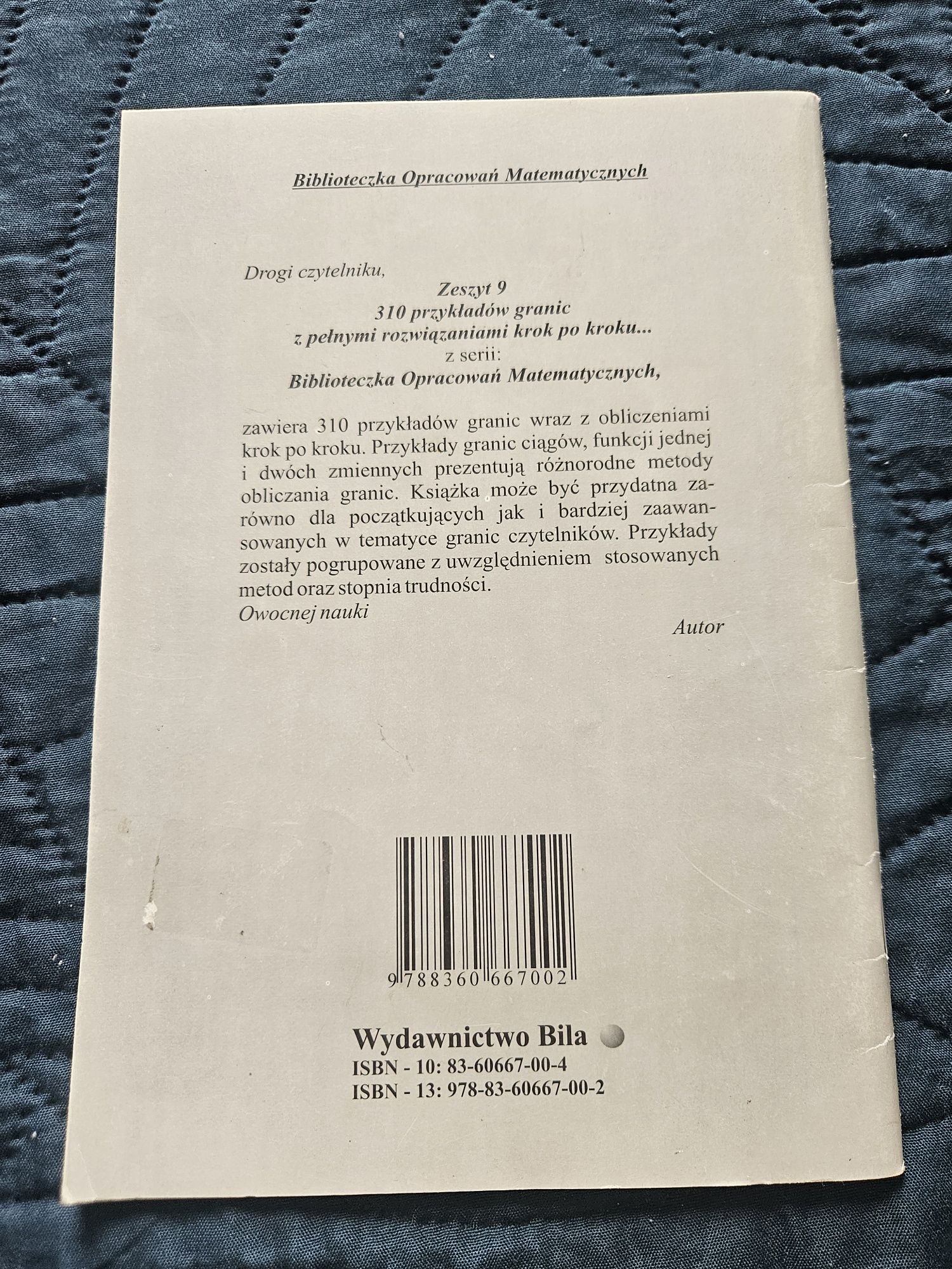 Biblioteka Opracowań Matematycznych - 310 przykładów granic