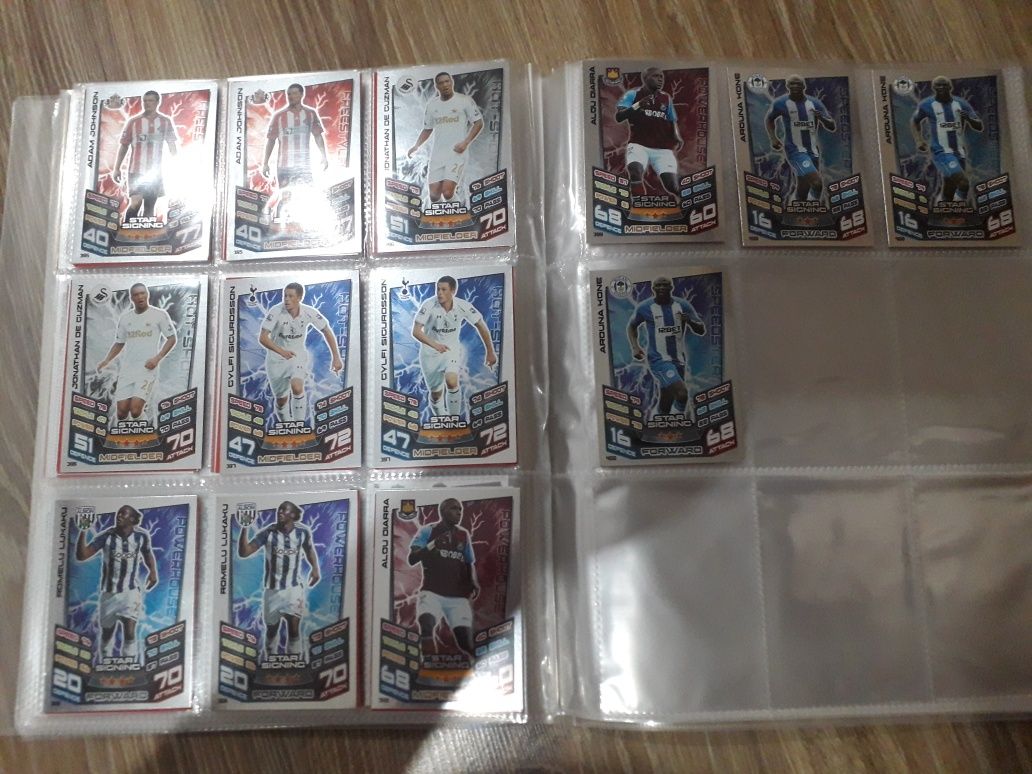 Match Attax 2012/2013 karty STAR PLAYER i STAR SIGNING