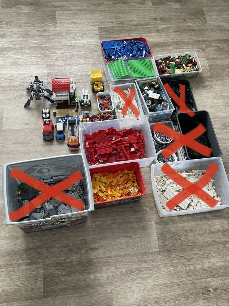Lego деталі різні кольори