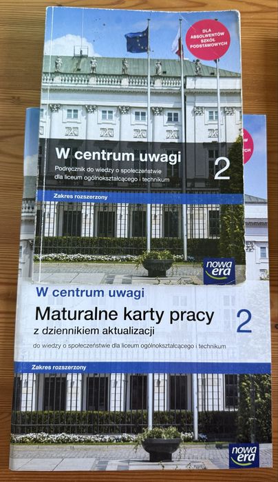 W Centrum Uwagi 2, podręcznik+maturalne karty pracy