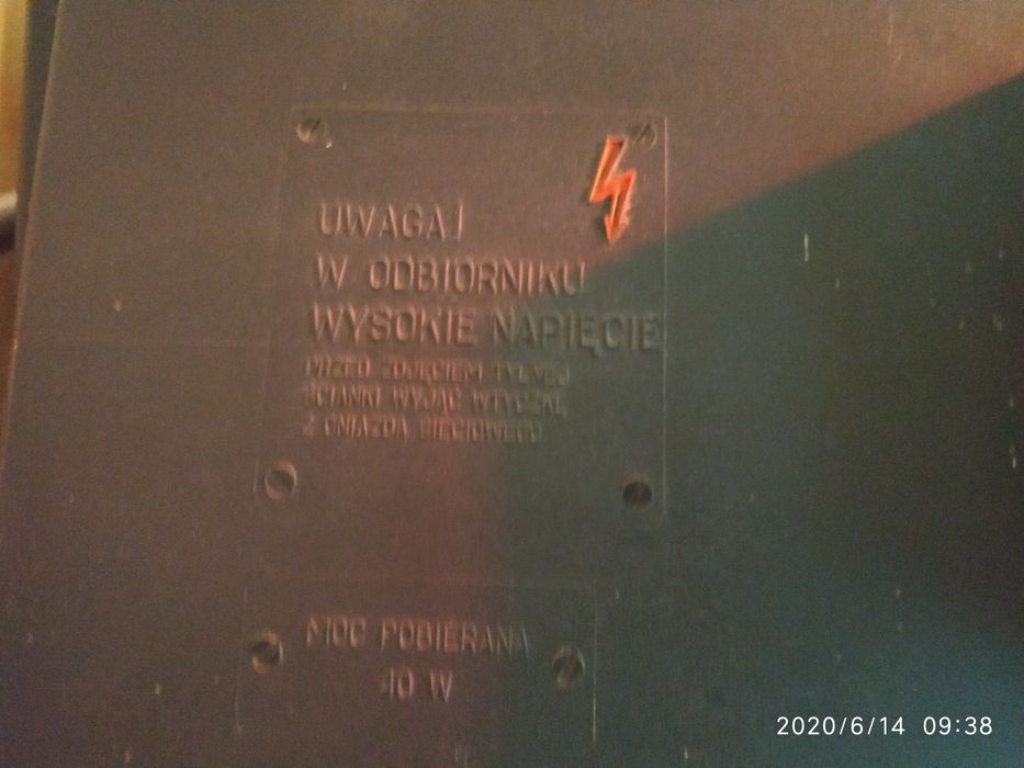 Telewizor z czasów PRL FOTON-234D