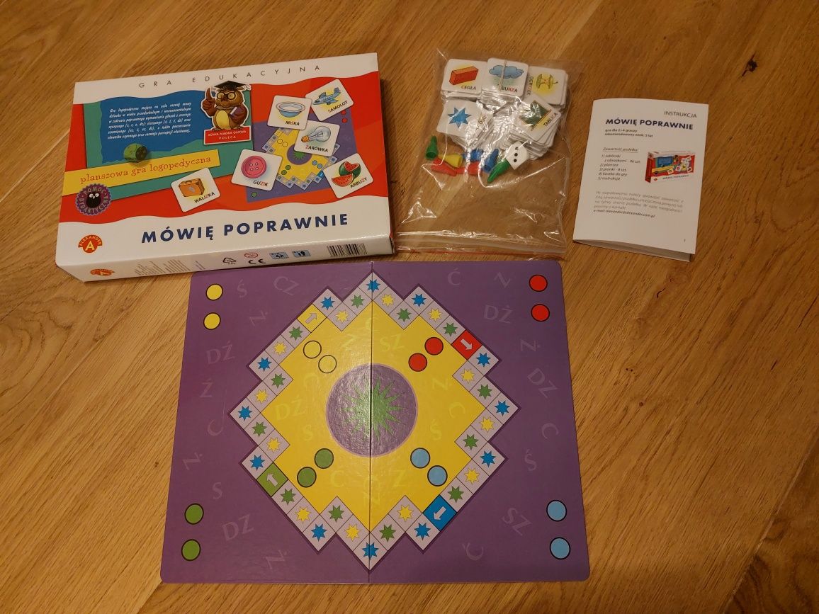 Mówię poprawnie. Edukacyjna gra logopedyczna. Aleksander. Sowa Mądra