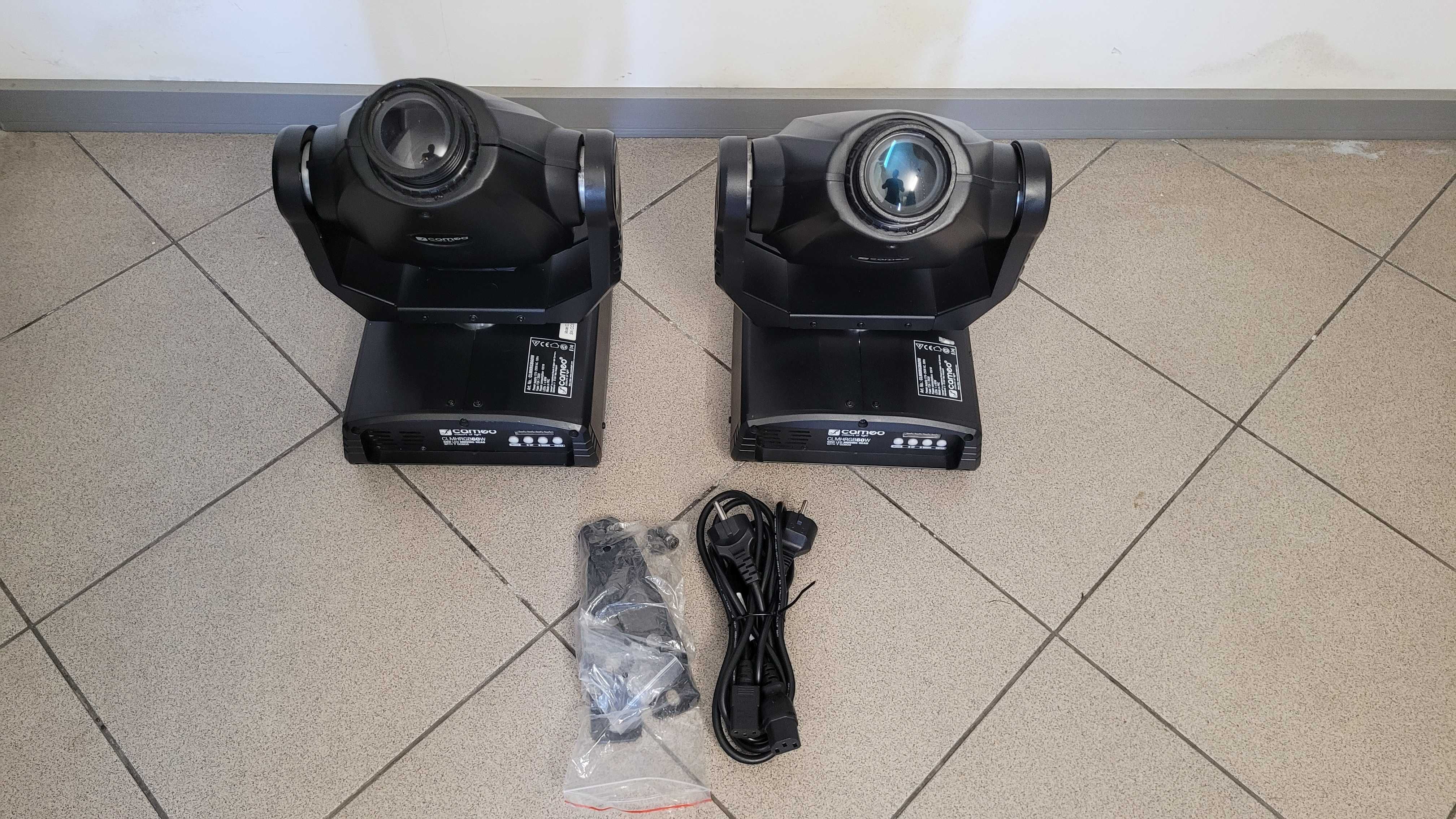 2 x ruchoma głowa Cameo MOVING HEAD 60 CLMHRGB60W stan bdb