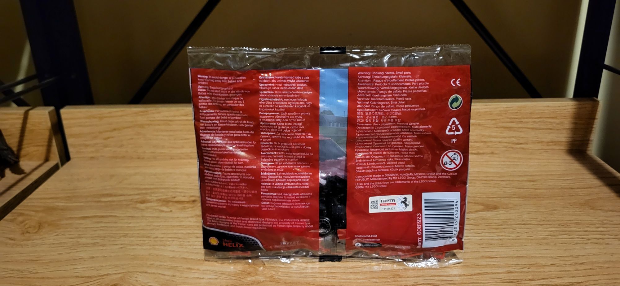Lego Shell 40191 F12 Berlinetta saszetka klocki