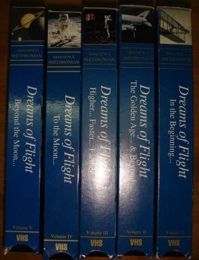 Dream of FLIGHT - 5 VHS sistema NTSC