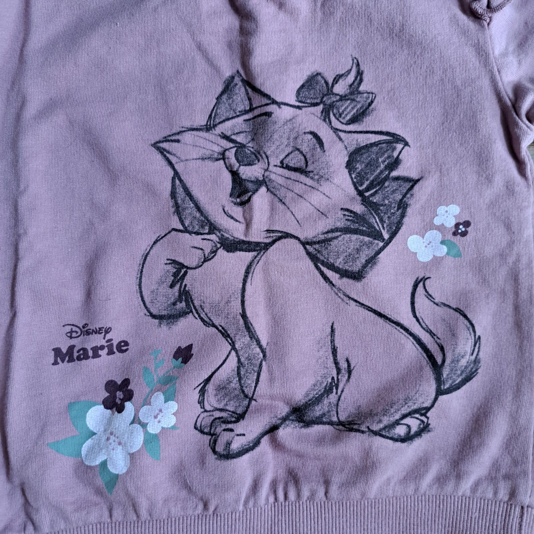 Bluza dla dziewczynki Disney Marie kotka 92