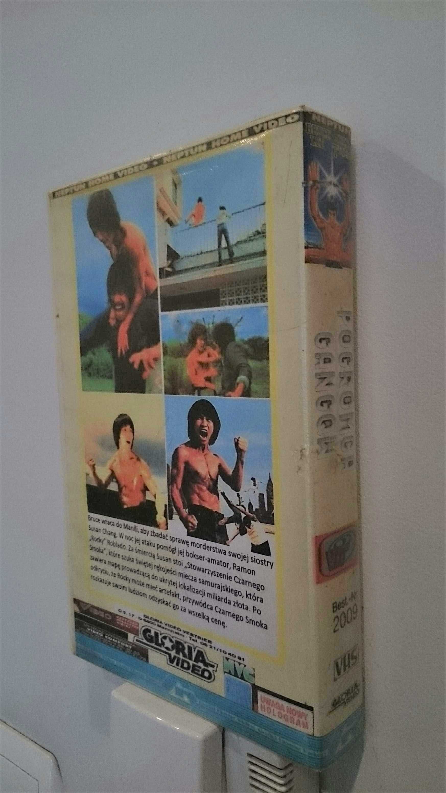 Filmy VHS * Bruce Lee Wejście Smoka , GRA ŚMIERCI * Pogromca Gangów *