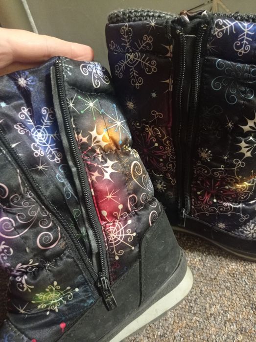 Сапоги девочки Ботинки М.мичи дутіки зимові теплі