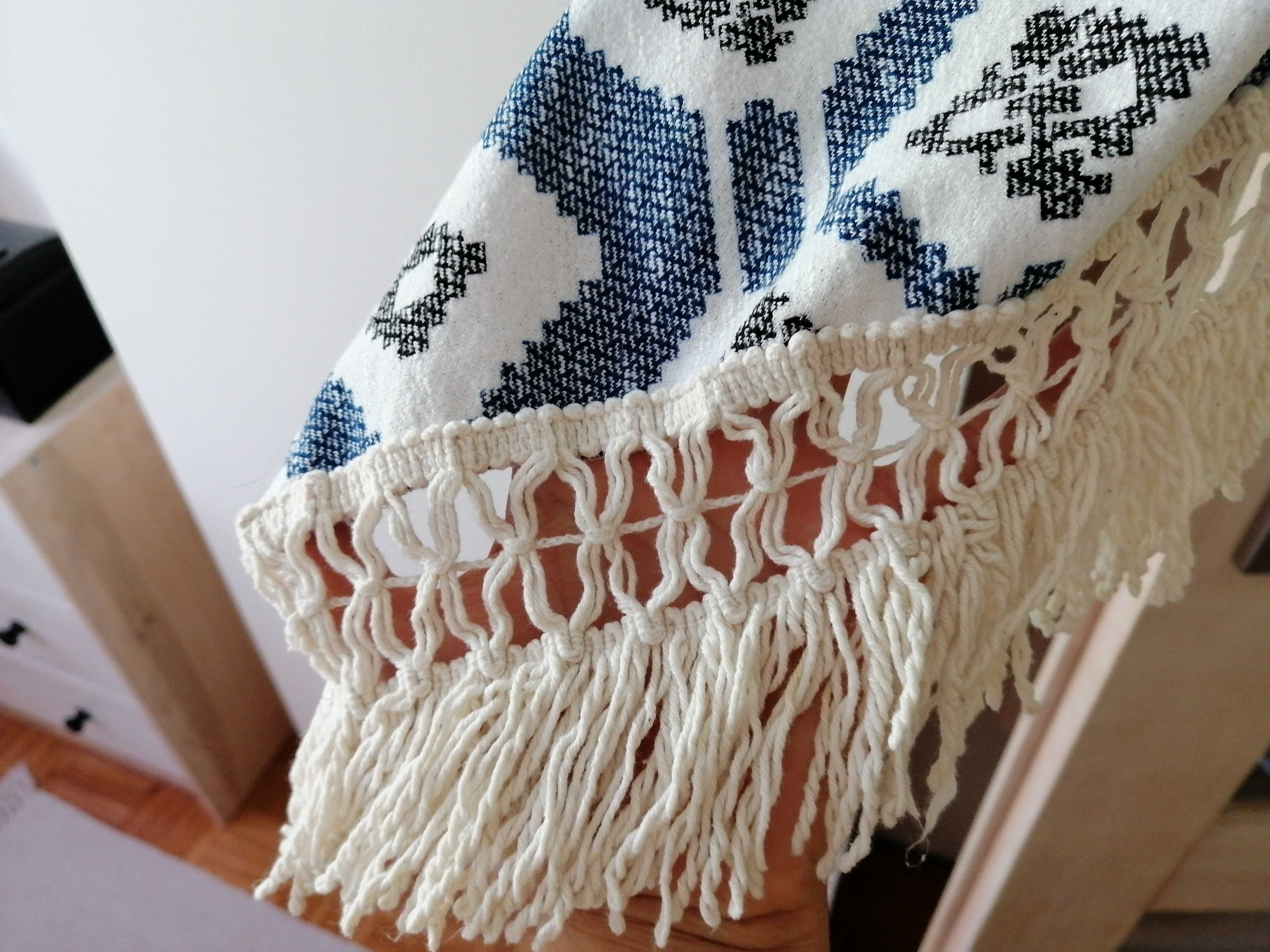 Boho, Aztec poncho, narzutka CROPP rozm. M