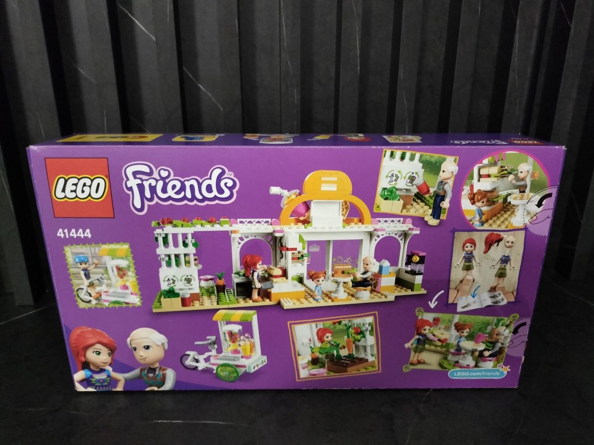 Nowe LEGO friends 41444 Ekologiczna kawiarnia+gratis