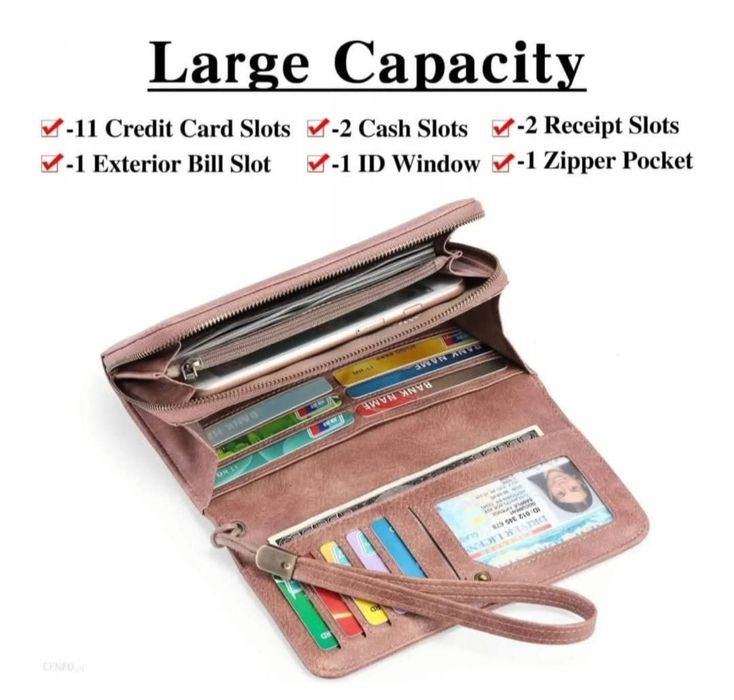 Duży portfel damski