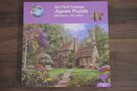 Piękne puzzle 500 elementów Old Flint Cottage - jak nowe