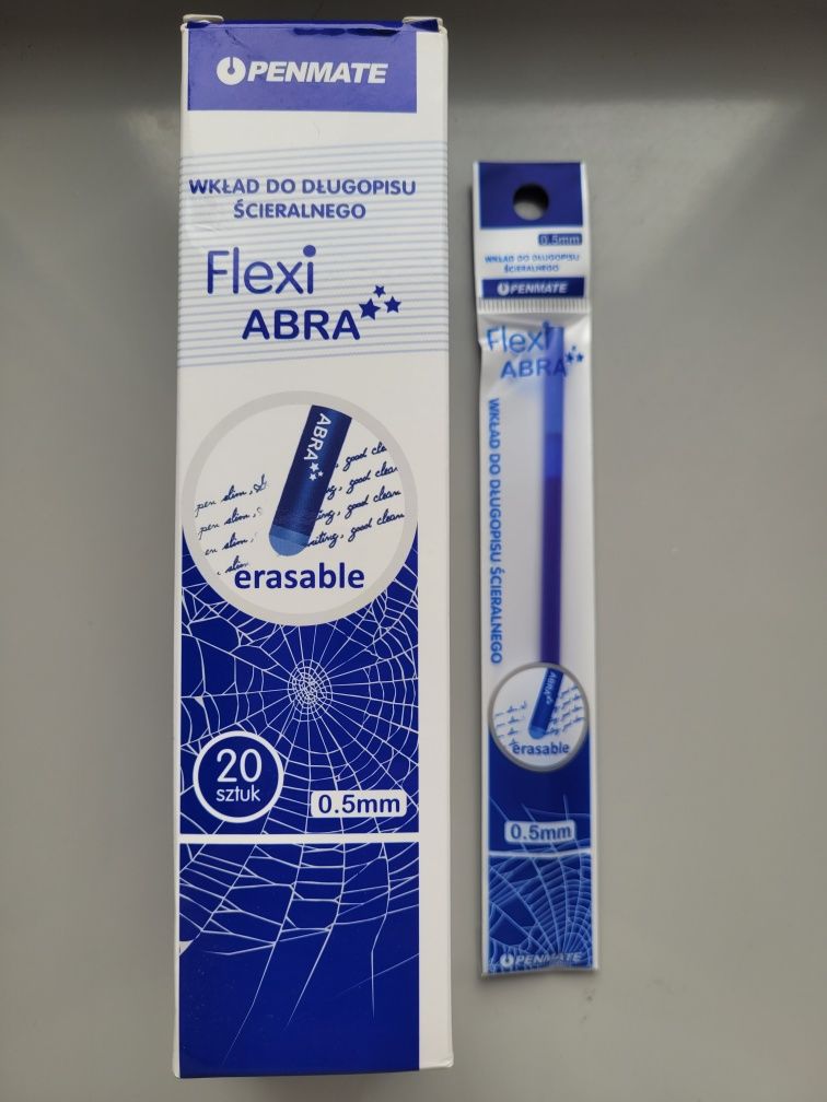 Wkłady do długopisu ścieralnego Flexi Abra