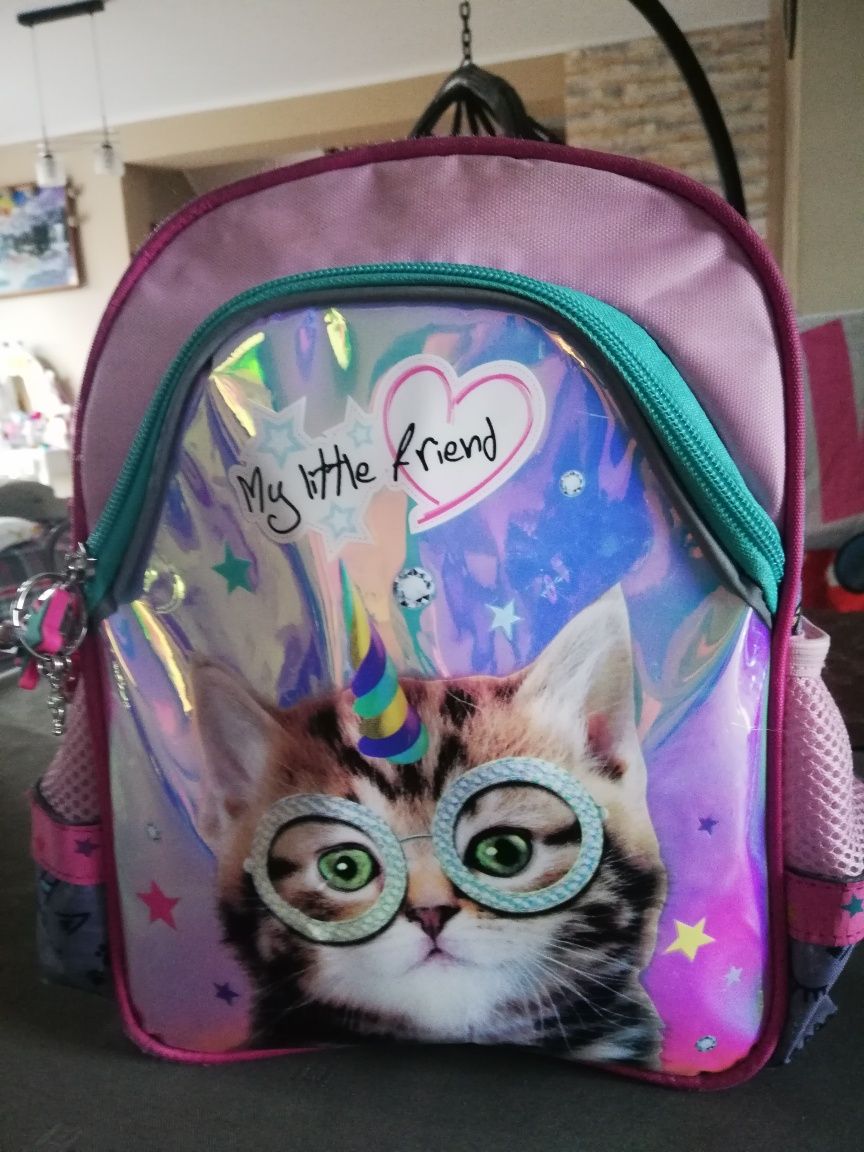 Plecak do przedszkola kotek