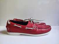 кожаные топсайдеры лоферы ralph lauren telford made in usa / 40р-26см