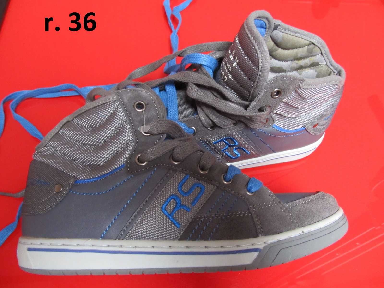 r.36 nowe REPLAY Blue Jeans trampki 22 - 23 cm skate sneakers