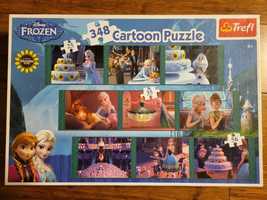 Puzzle Kraina Lodu Frozen 9 obrazków