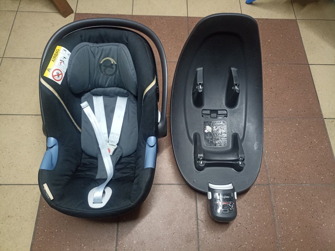 Fotelik Cybex Aton M wraz z bazą isofix