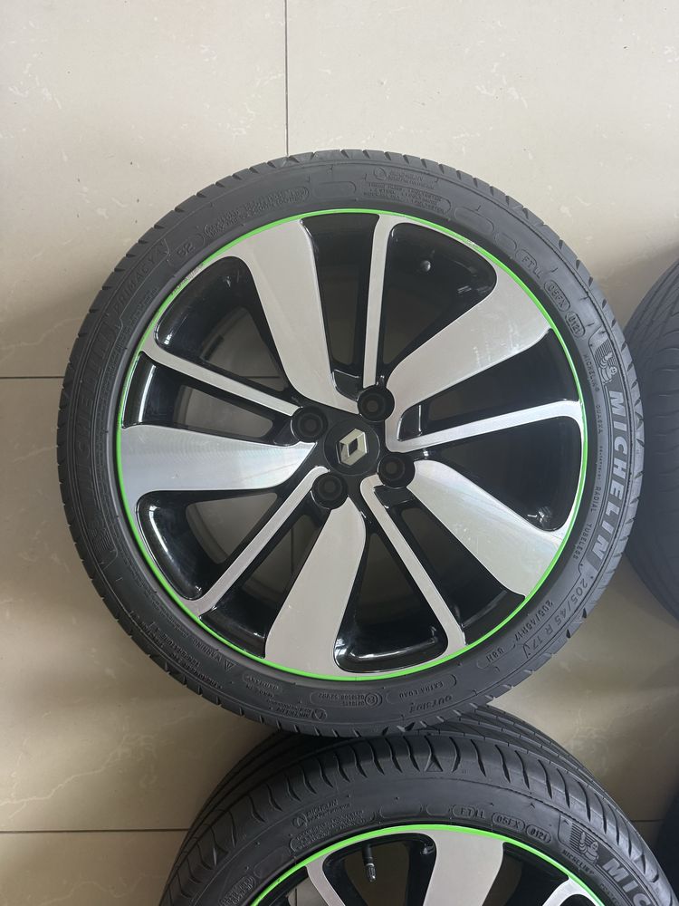 Диски оригінал Renault Clio Zoe Nissan r17/4/100 205/45/17 шини літні