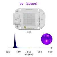 ультрафиолетовая матрица, светодиод 395-400нм 50Вт/220В