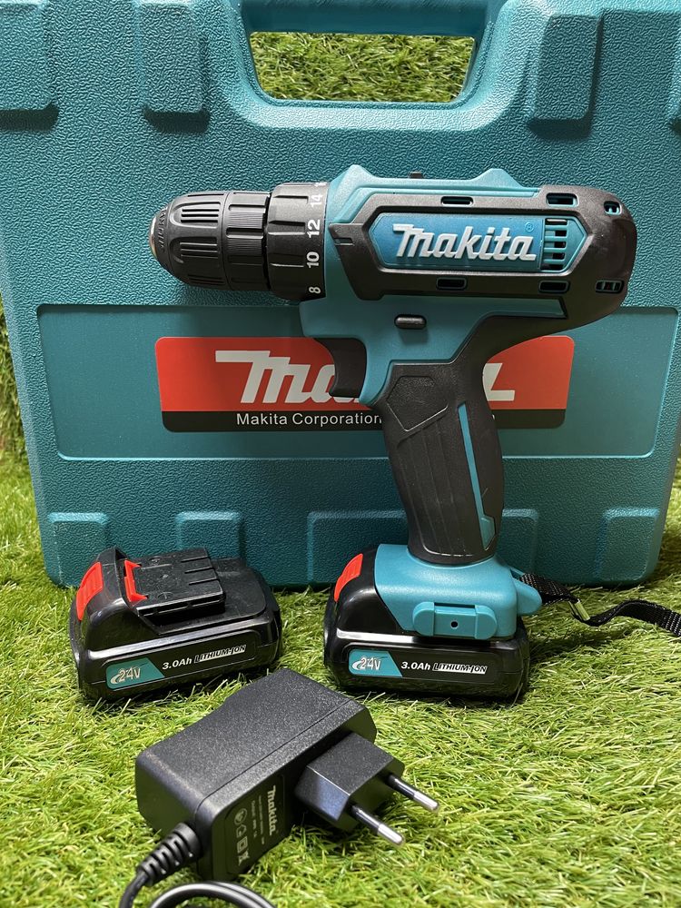 РАСПРОДАЖА/Акумуляторний шуруповерт Makita DDF 456 24V 3A/макита/є ОПТ