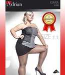 KIARA Rajstopy SIZE ++, kolor beżowy, rozmiar 3+, 20 DEN