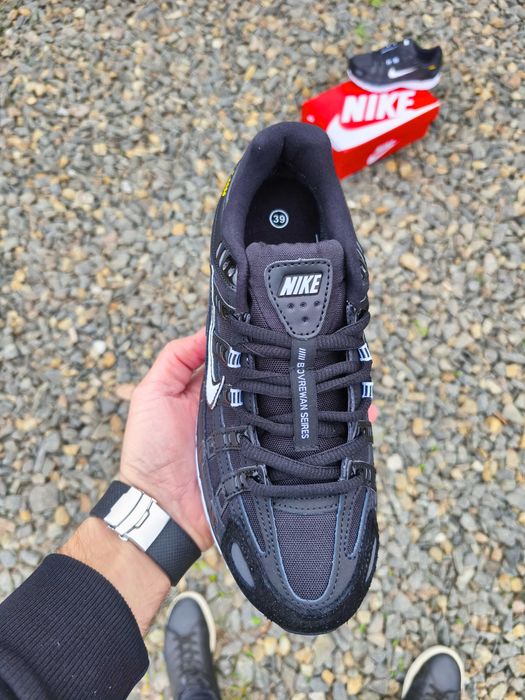 Кросівки Nike P-6000 чорні термопідкладка осінь зима 36-46