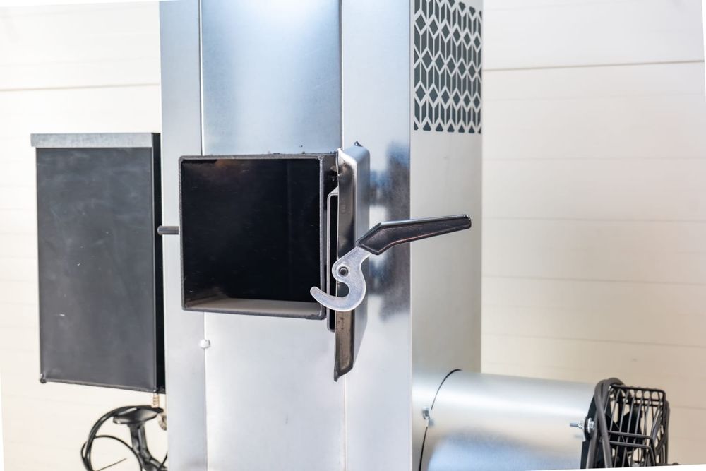 Mała nagrzewnica warsztatowa piec nadmuchowy do 100m2 koza (olej+inne)