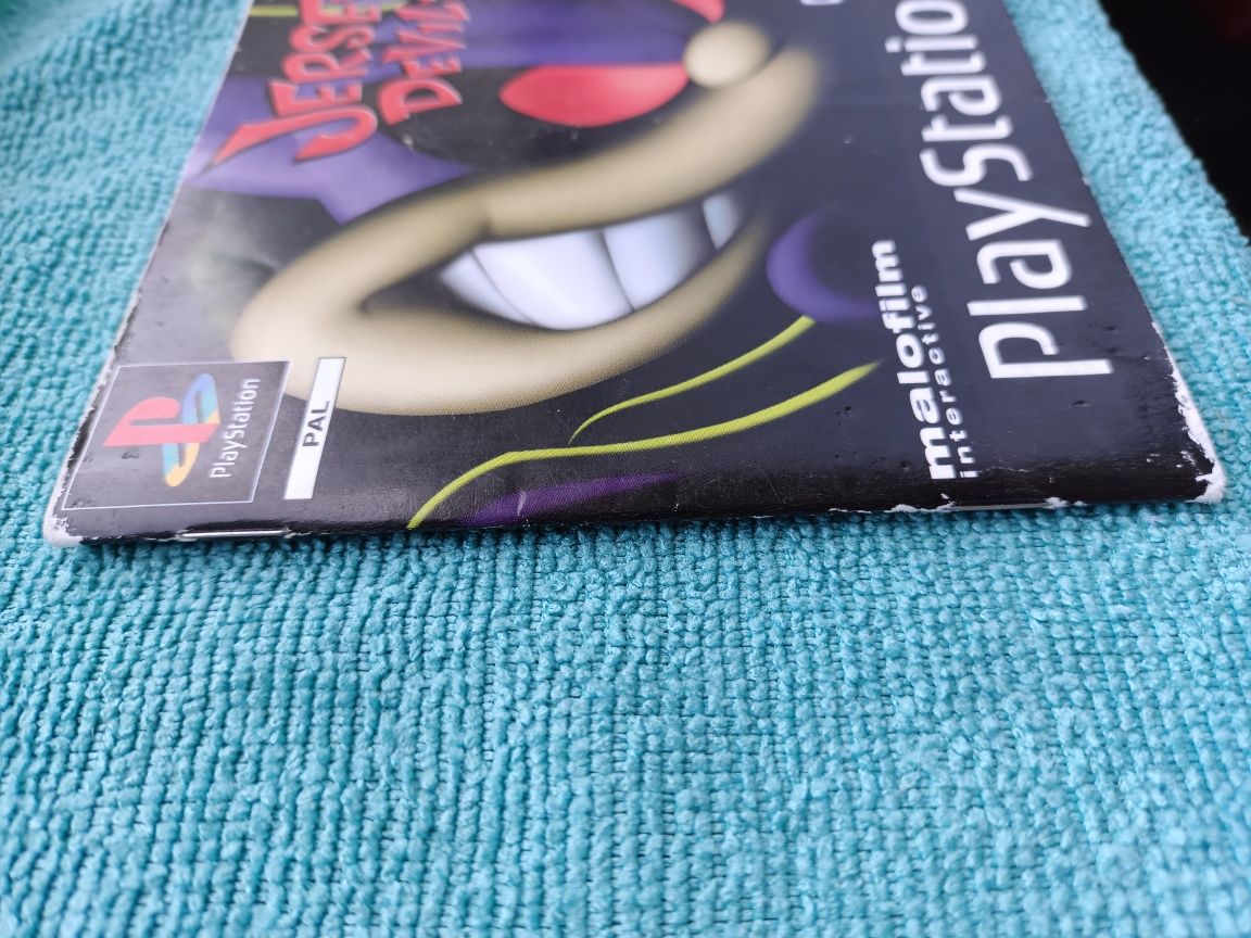 Ps1 Jersey Devil psx psone Książeczka Manual Angielska