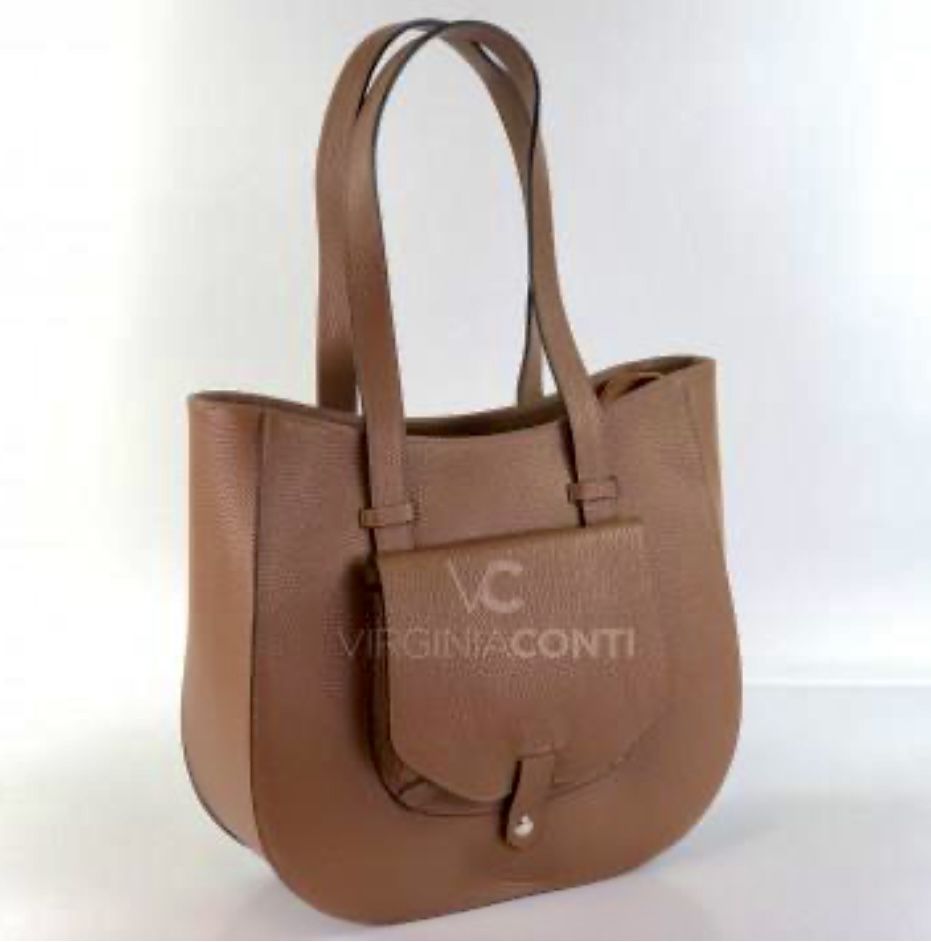 Велика шкіряна сумка Сумка італійська жіноча Virginia conti