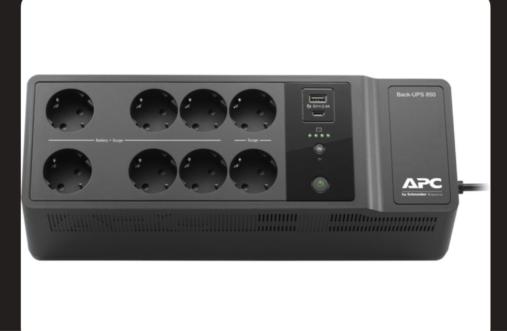 ДБЖ АРС Back-UPS 850VA, 230V (BE850G2-FR)