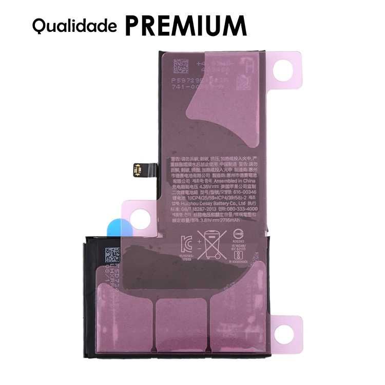 Bateria para iPhone X (2716mAh) com Chip TI e adesivo