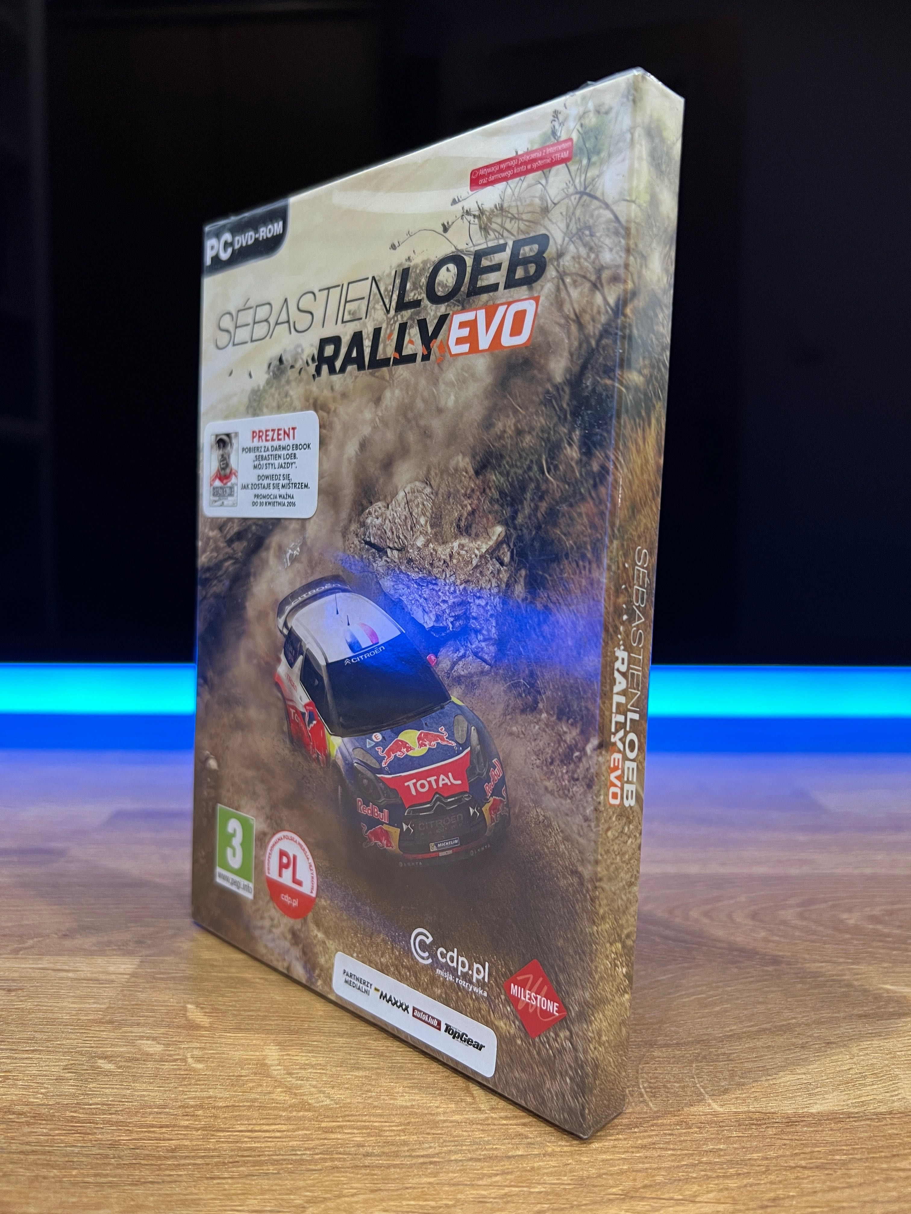Sebastien Loeb Rally Evo (PC PL 2016) Nowy Folia premierowe wydanie